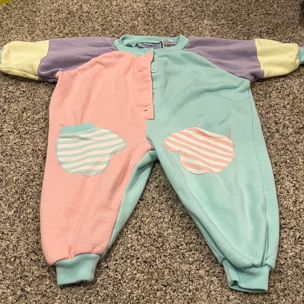 Sweet Motions - Girls Pastel Multicolor Kids One Piece Size 3